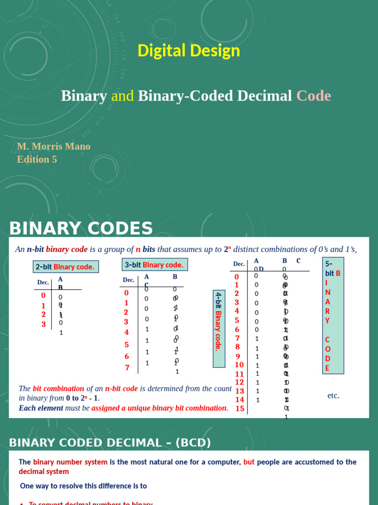 1a. Binary Vs BCD Code | PDF | Binary Coded Decimal | Decimal