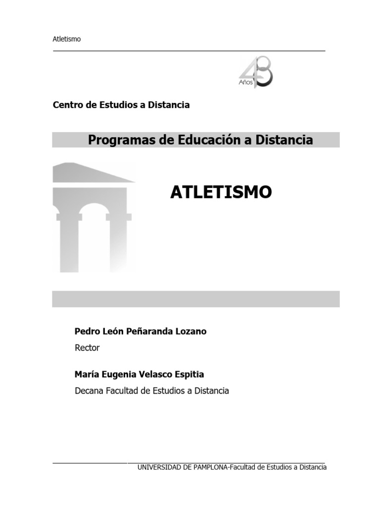 ATLETISMO | PDF | Deporte del atletismo | Corriendo