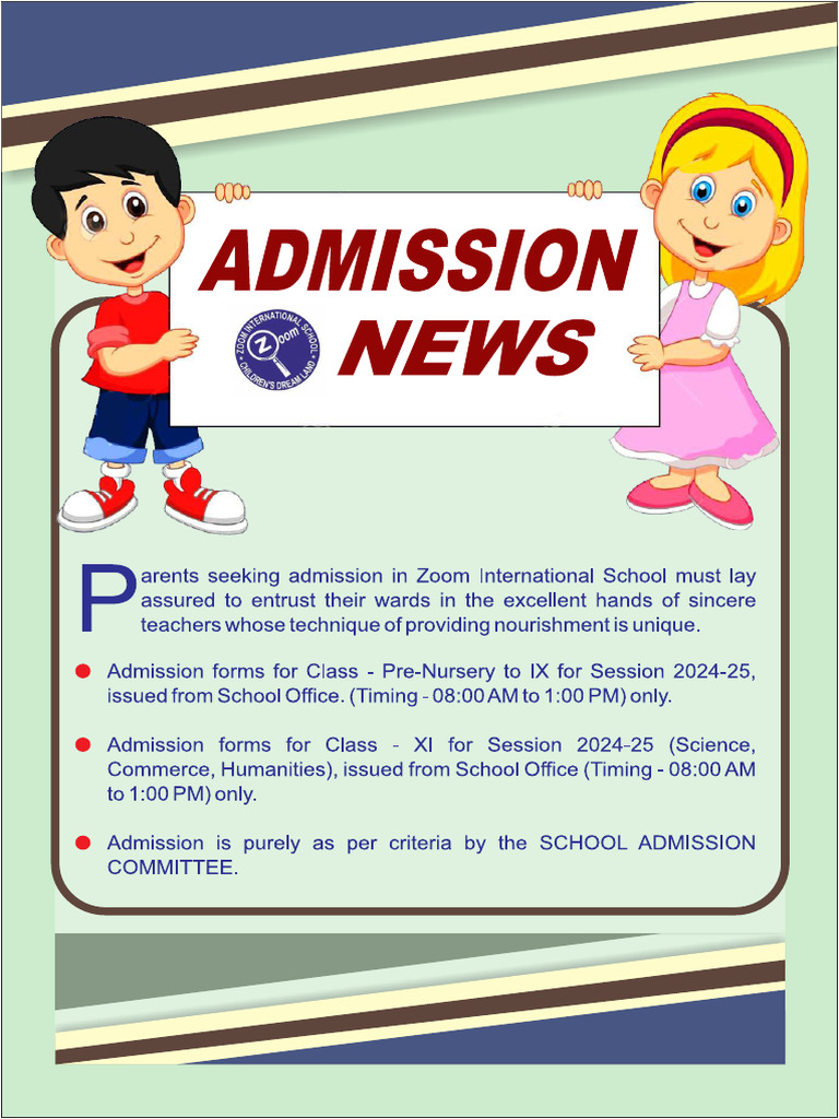 Admission - Admission News - Update | PDF