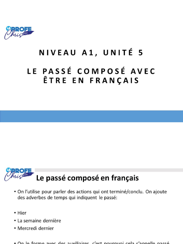 Recursos - Le Pass Compos Avec Treunidad en Franais | PDF