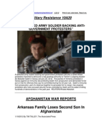 Military Resistance 10A 20: Advance Friend and Be Recognized