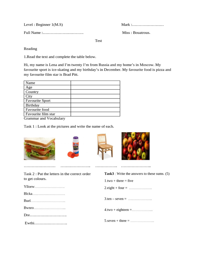 Level | PDF