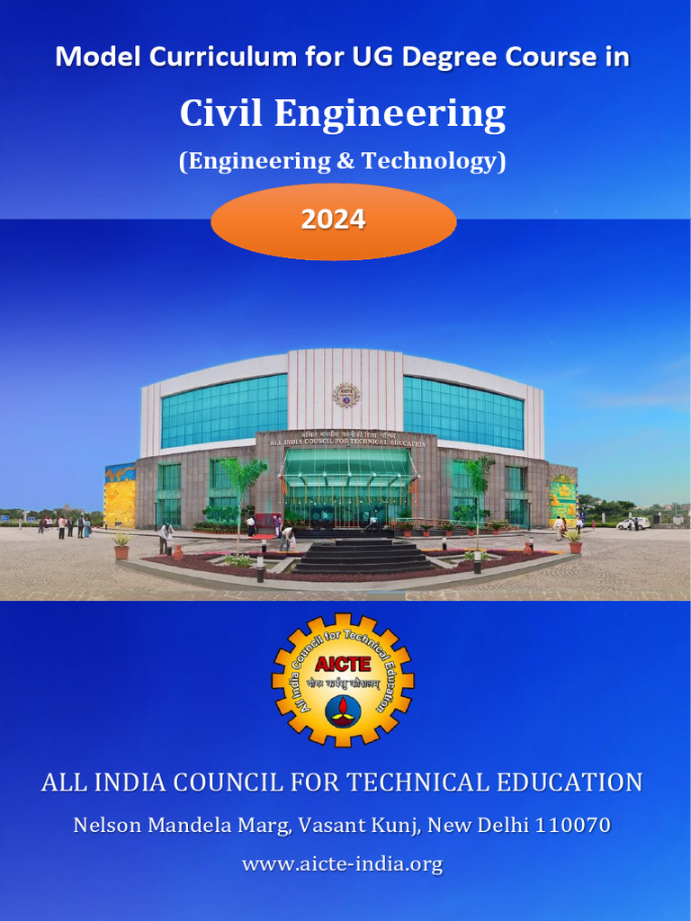AICTE Model Curriculum for Civil Engineering 2024 | PDF | Engineering ...