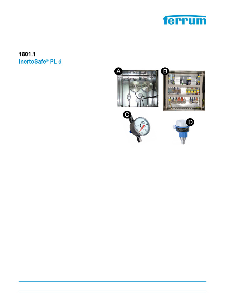 InertoSafe® PL d Inertisation System | PDF | Manufactured Goods | Equipment