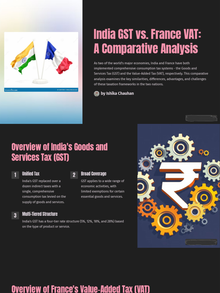 GST in India vs. VAT in France Analysis | PDF | Value Added Tax | Taxes
