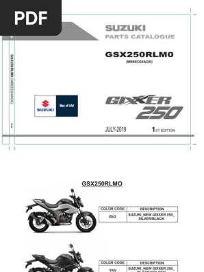 GSX 250 Fi 2020 | PDF | Manual Transmission | Car