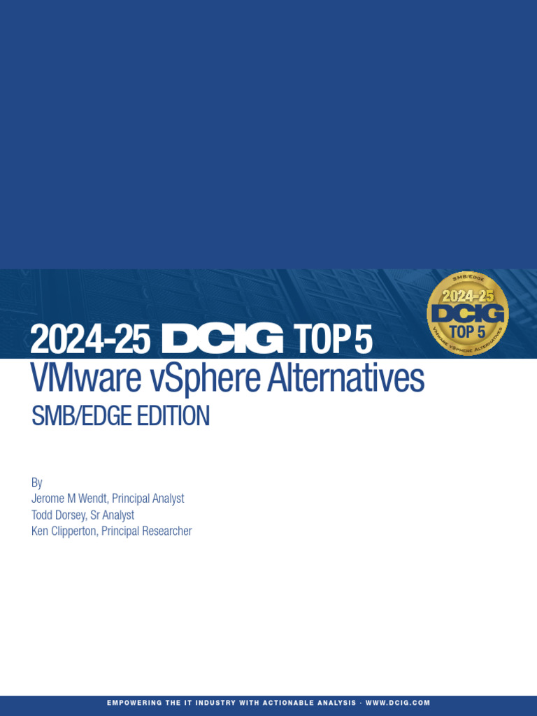 Top 5 VMware vSphere Alternatives 2024 | PDF | Computer Cluster ...
