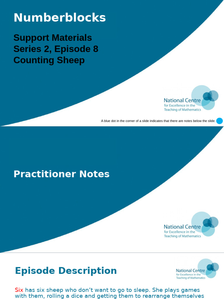 Numberblocks Episode 8: Counting Sheep | PDF | Language Arts ...