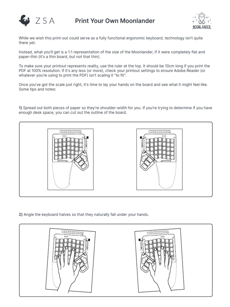 Print Your Own Moonlander Guide | PDF | Home & Garden