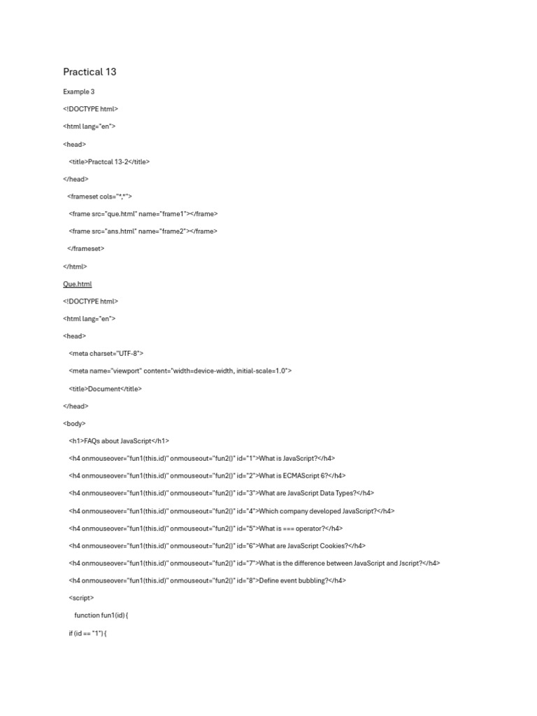 Practical 13 ex 3 pdf java script php