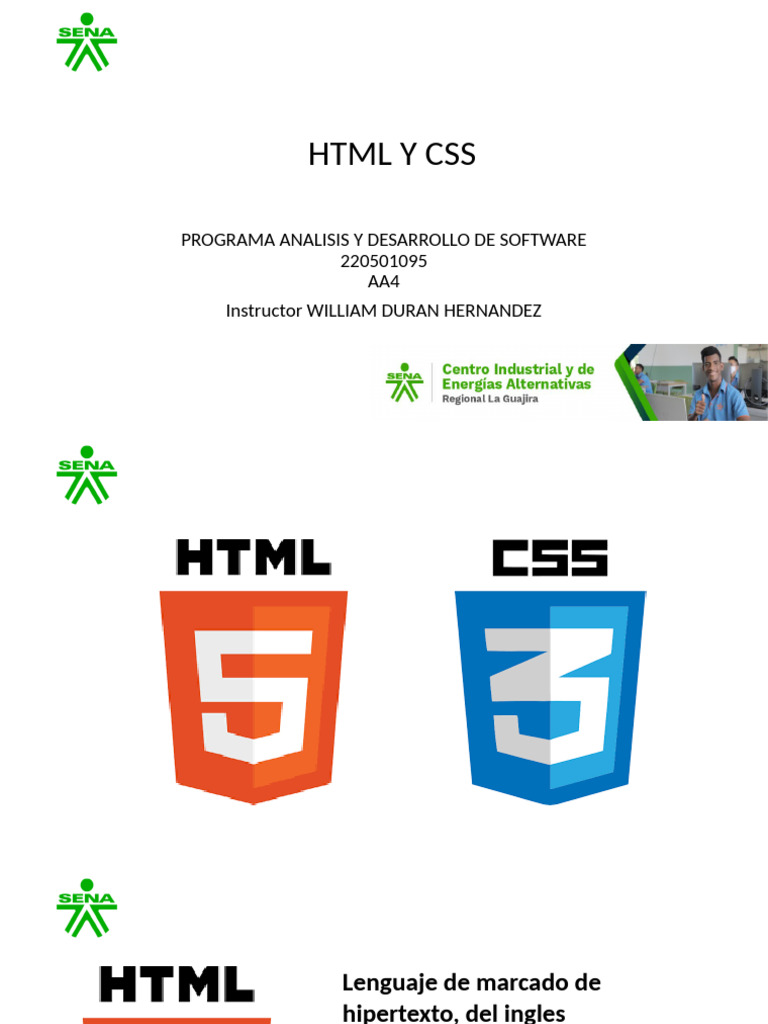 HTML y CSS | PDF