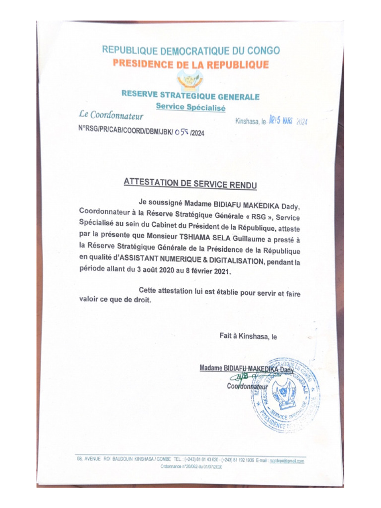 Republique Democratique Du Congo-1 | PDF