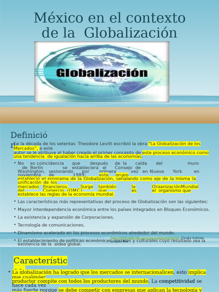 Impacto de la Globalización en México | PDF | Globalización | Business