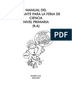 Manual Del Estudiante para La Feria de Ciencias