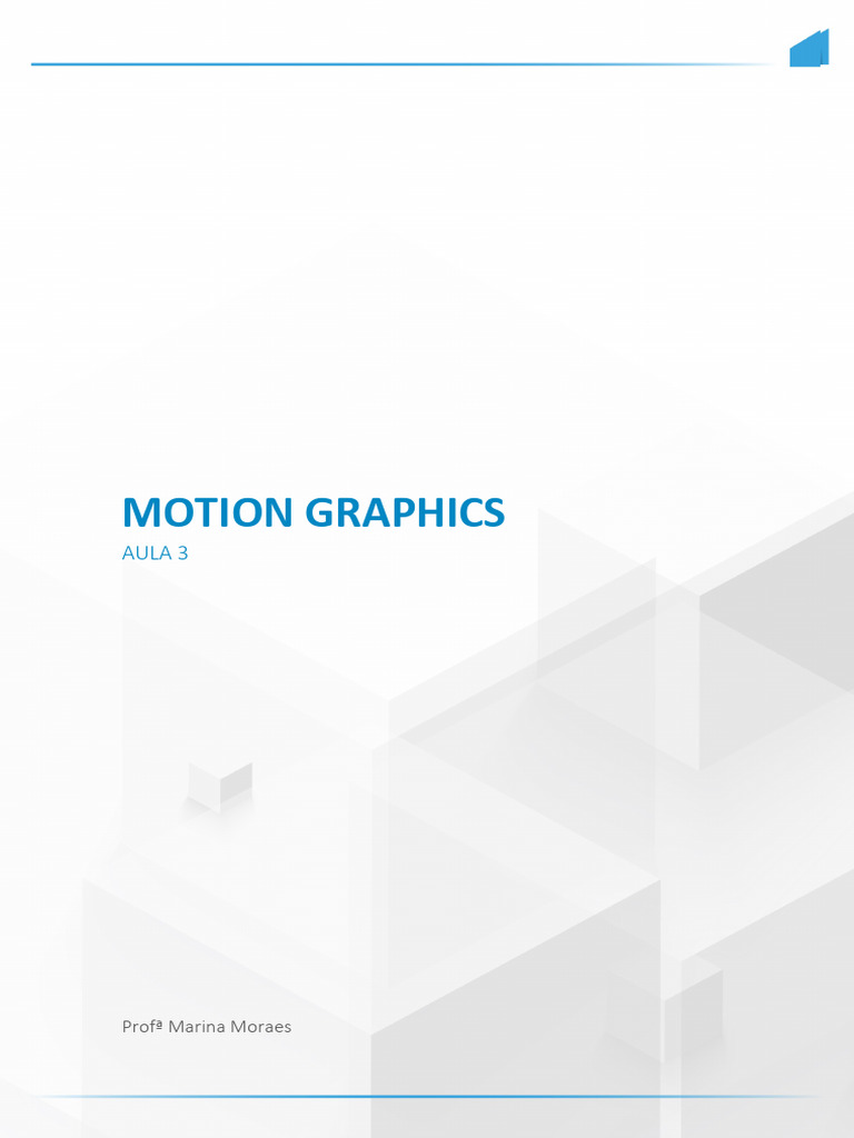 Ferramentas e Técnicas em Motion Graphics | PDF | Tempo | Animação