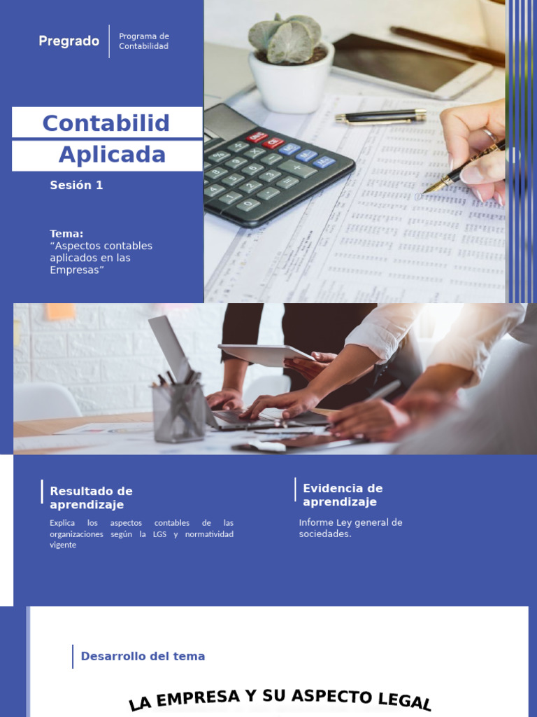 Aspectos Contables en Empresas | PDF | Business | Contabilidad