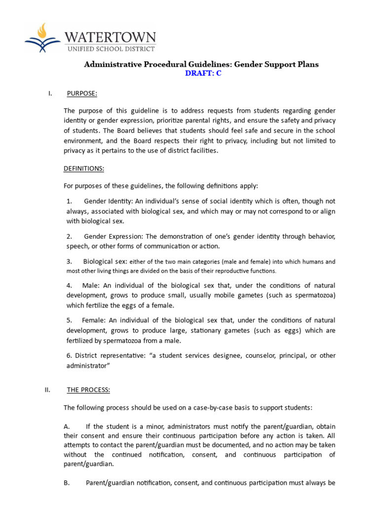 Gender Support Plans Guidelines | PDF | Equality Rights | Crime & Violence