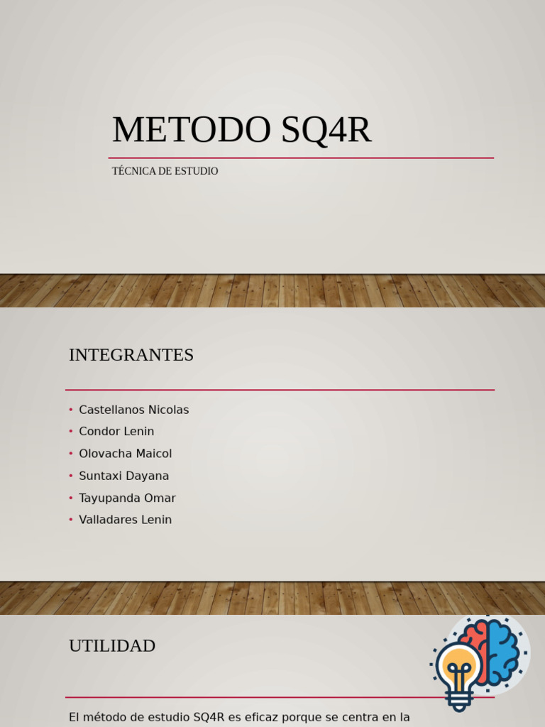 Método SQ4R: Técnica Eficaz de Estudio | PDF