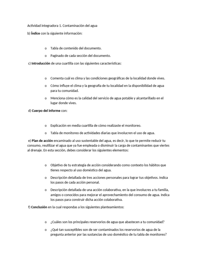Actividad Integradora 1 Modulo 20 Pdf Ciencia Y Matemáticas
