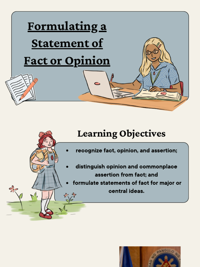 Understanding Facts, Opinions, and Assertions | PDF | Epistemology