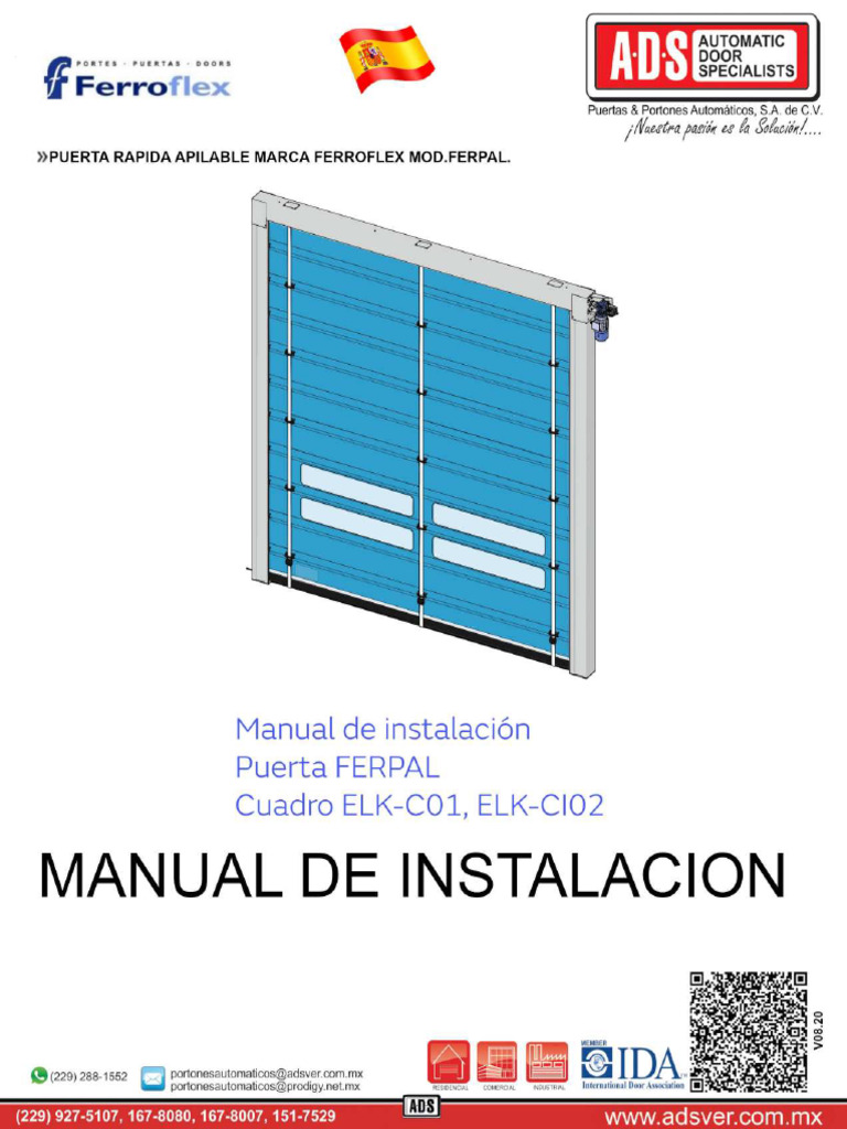 Puerta Rapida Apilable Marca Ferroflex Mod - Ferpal. | PDF