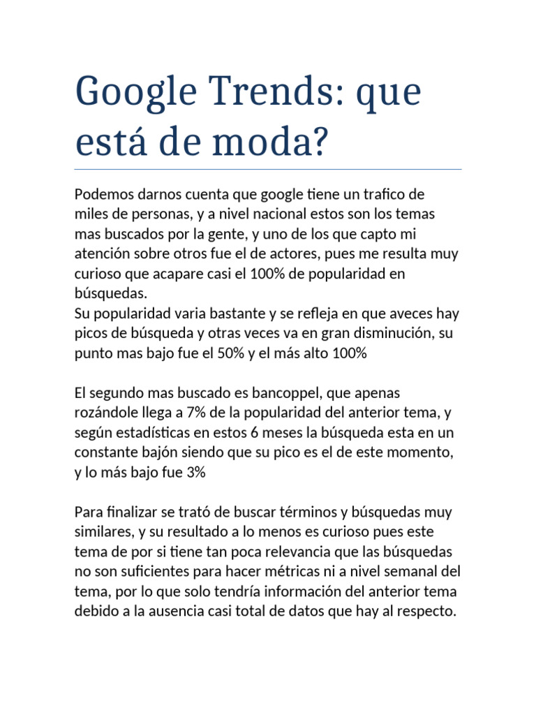 Google Trends | PDF