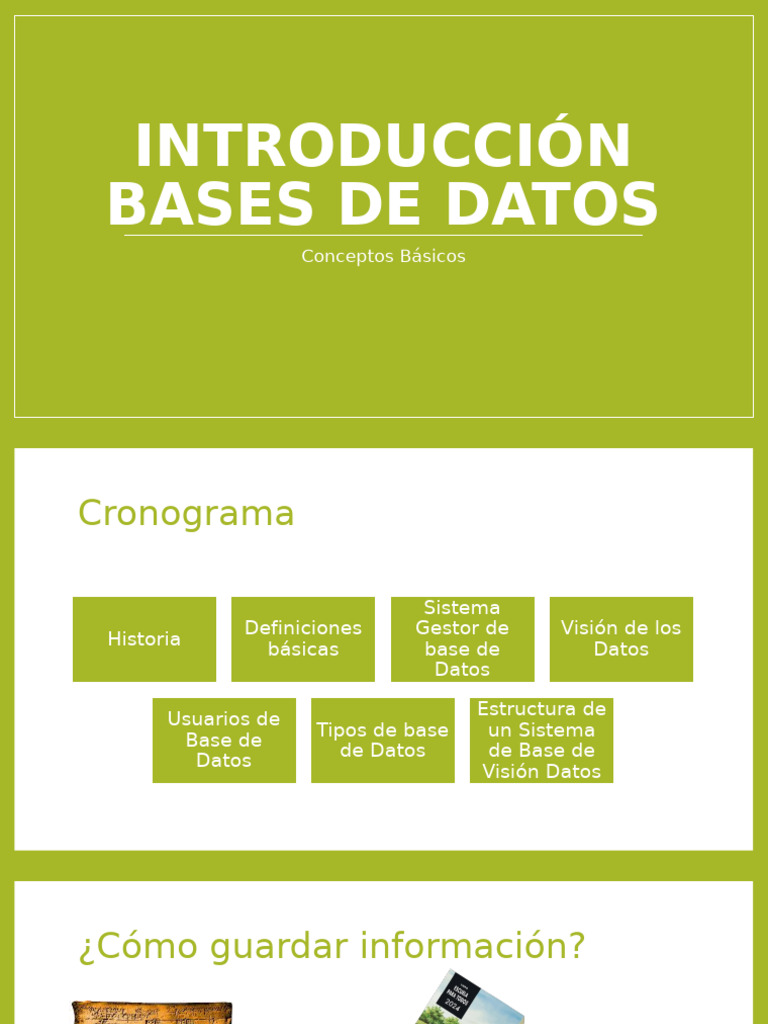 Semana 1 - Base de Datos | PDF | Mi sql | Bases de datos