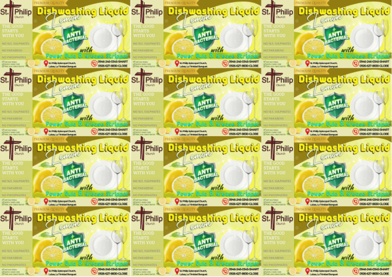 Dishwashing Tags | PDF