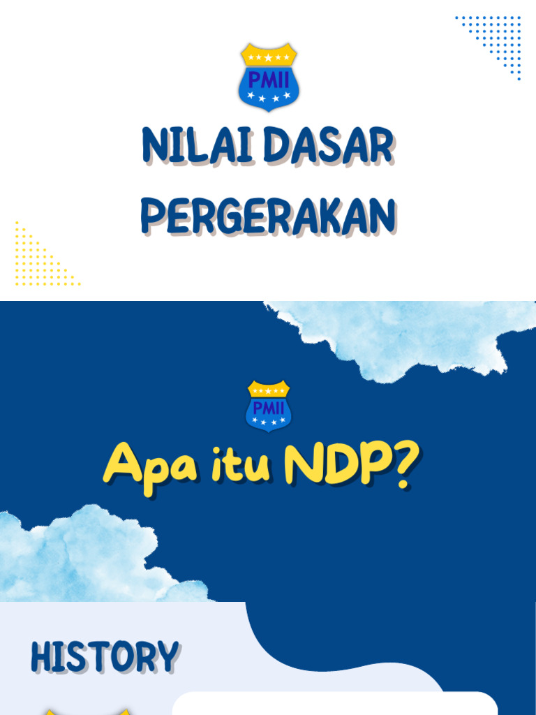Apa Itu NDP dalam PMII? | PDF