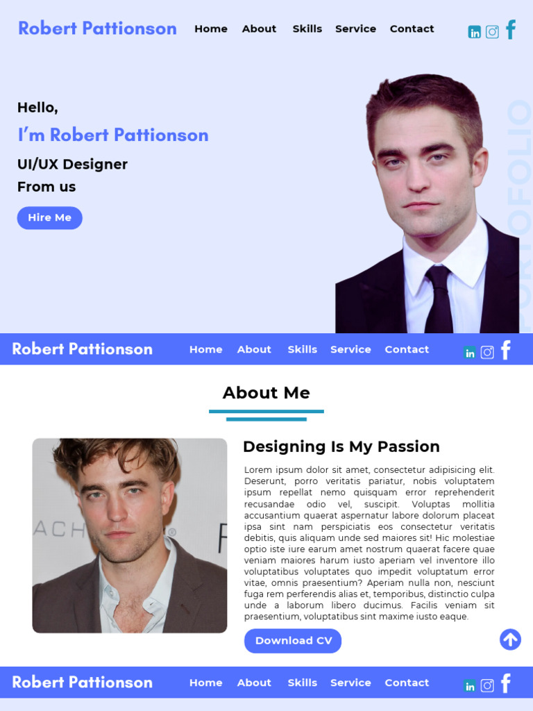 Quiz (Sample Portofolio) | PDF | Web Development | World Wide Web