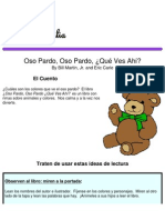 Actividades de Oso Pardo, Oso Pardo Q Ves Ahi