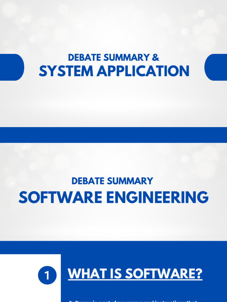 Software Engineering and Application Types | PDF | Software | Engineering