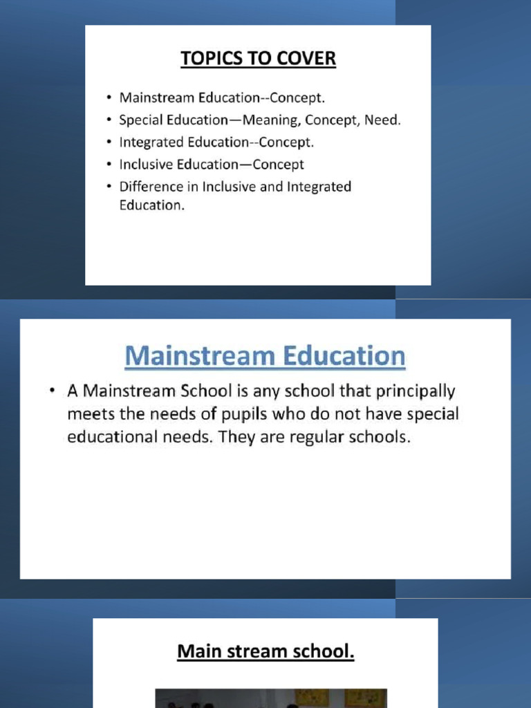 Integrated Education Pdf