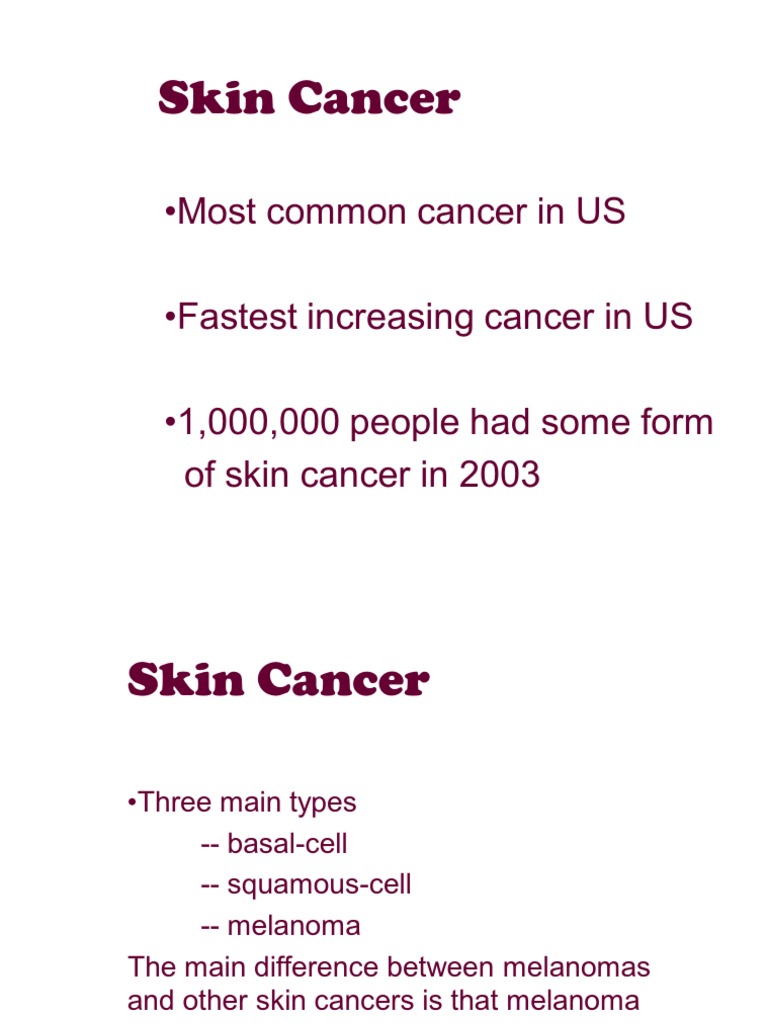 Skin Cancer | PDF | Skin Cancer | Melanoma