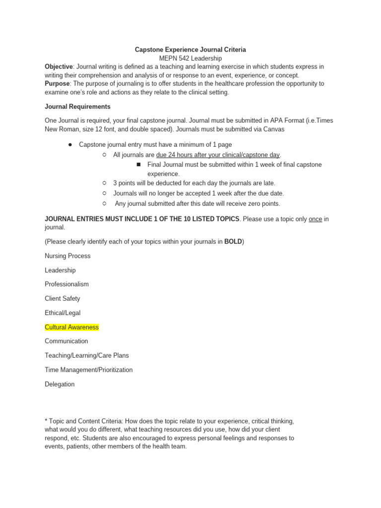 Journaling for Healthcare Students | PDF | Nursing | Surgery