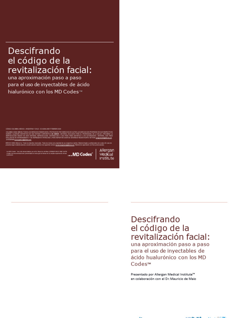 Libro MD Codes Descifrando El Código de La Revitalización Facial LATAM ...