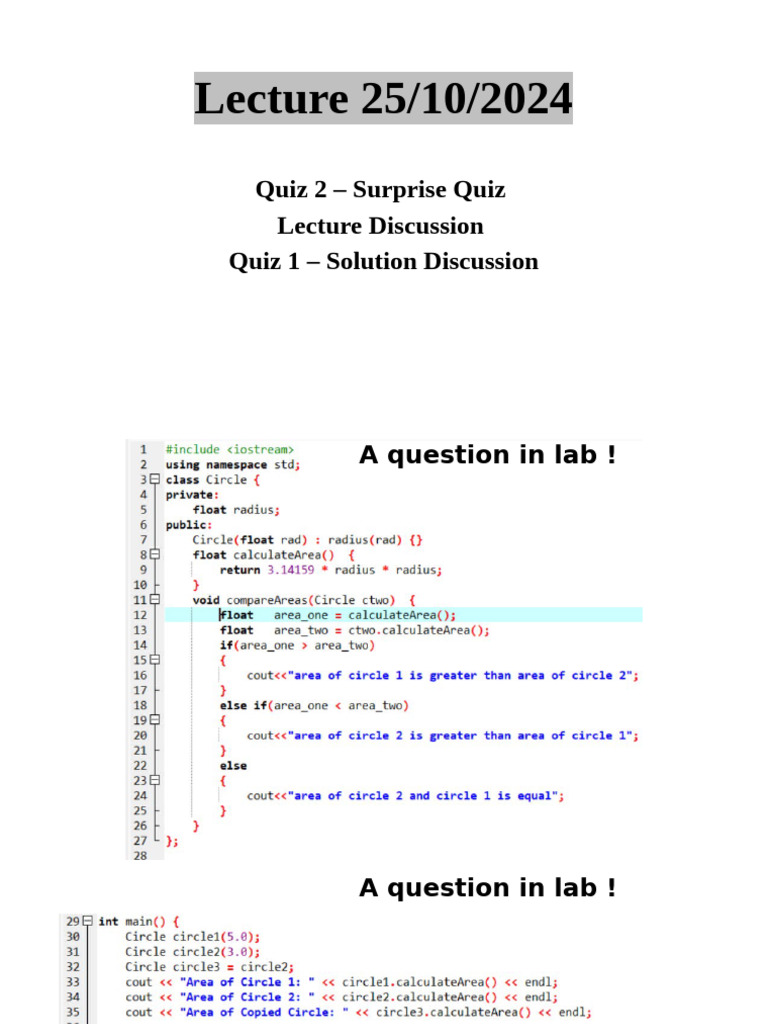 Programming Quiz Discussions and Solutions | PDF