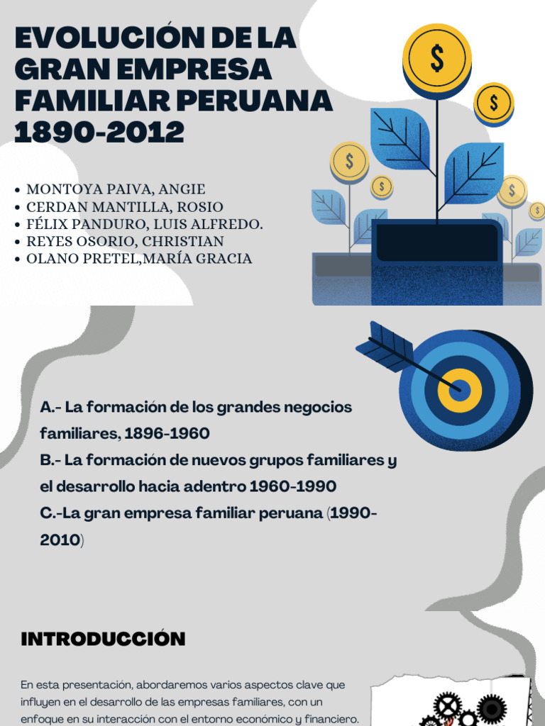 Evolución de Empresas Familiares en Perú | PDF | Perú | Business