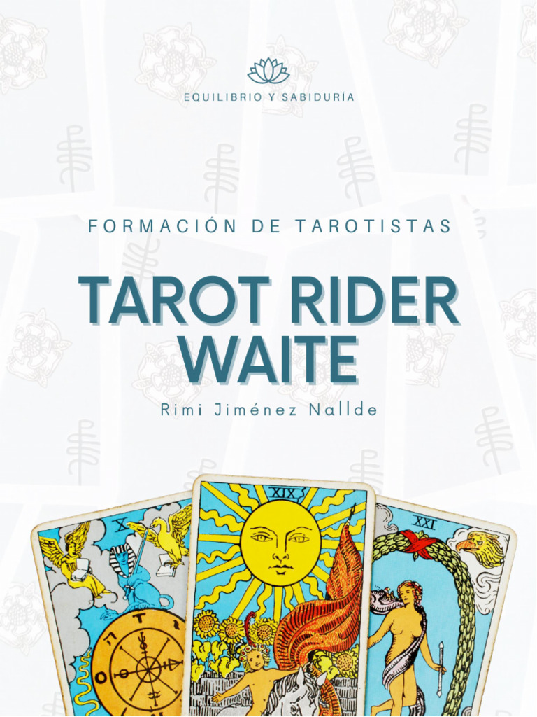 Curso Tarot Rider Waite Avanzado | PDF | Tarot | Arcanos Mayores