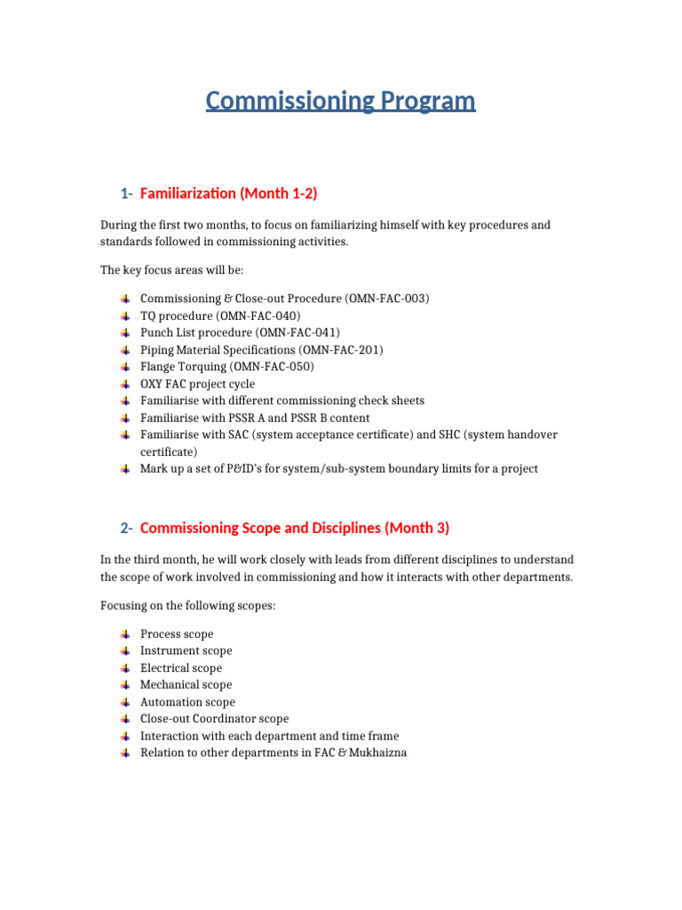 Training Program For Process Lead (Temporary Assignment) | PDF