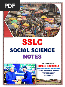 SSLC Social (English Medium) Notes Part-1