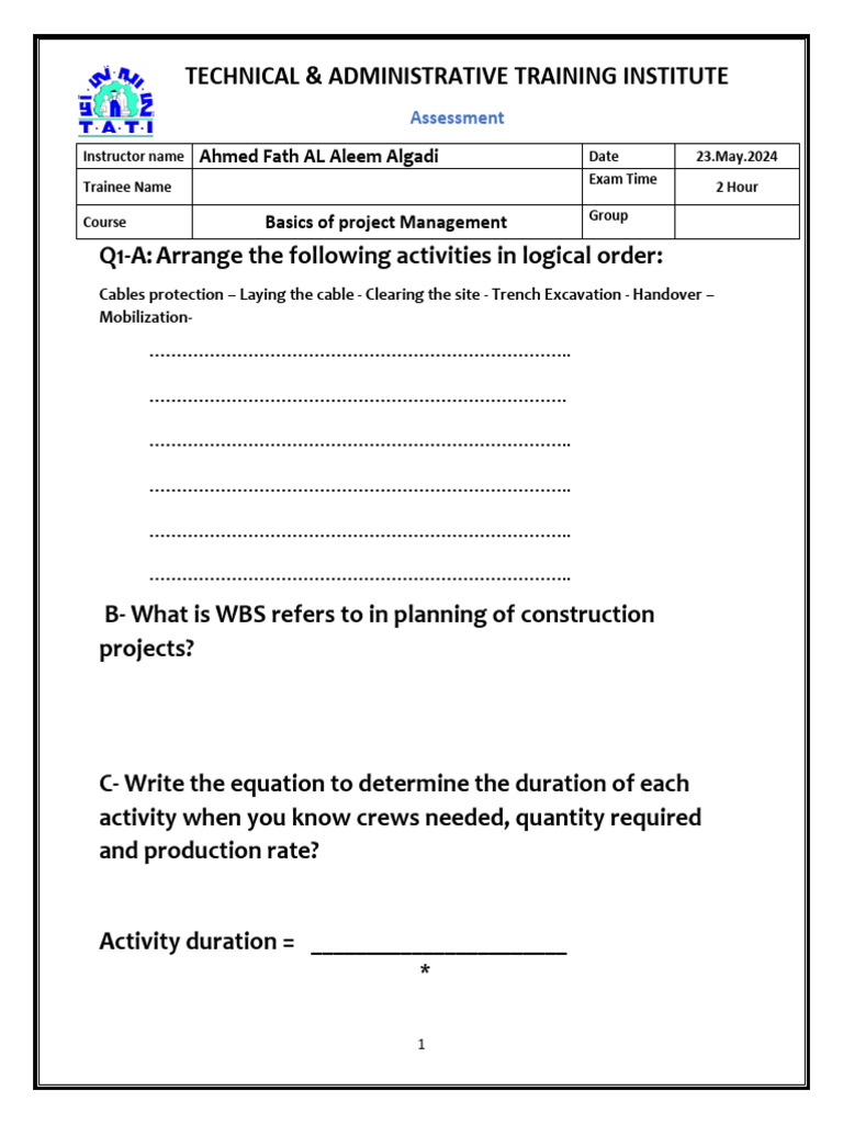 Assessment Pdf