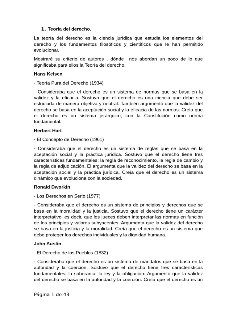 La Teoría | PDF | Caso de ley | Fuentes del derecho