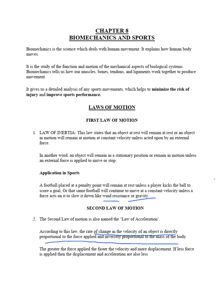 Biomechanics in Sports: Motion & Levers | PDF | Friction | Force