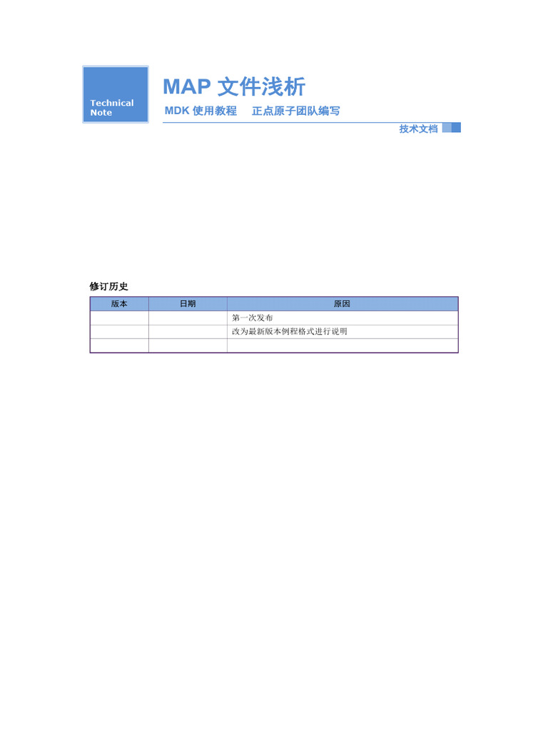 STM32 MAP文件浅析 - V1.1 | PDF