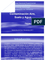 Contaminacion de Aire, Suelo y Agua