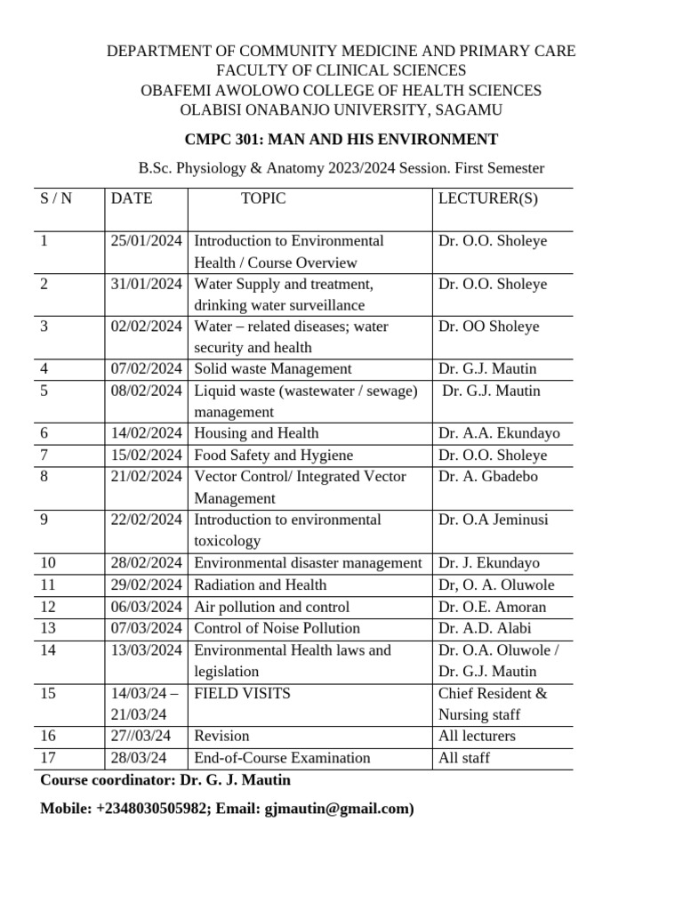 Introduction to Environmental Health | PDF | Self-Improvement | Science ...