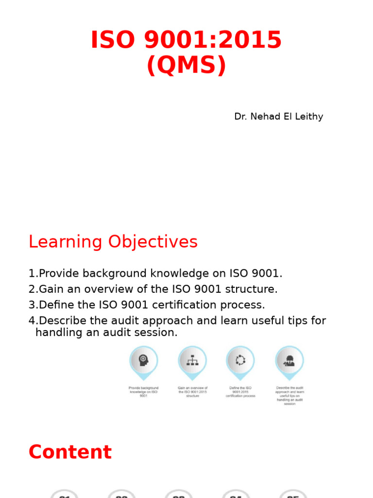 Lecture 5 - ISO 9001 | PDF | Iso 9000 | Quality Management System