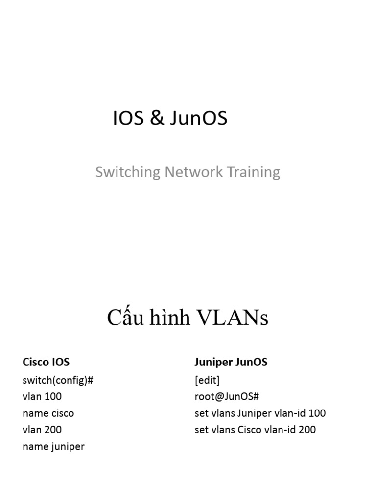Ios & Junos | PDF | Internet Protocols | Ip Address