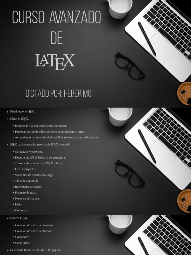 Curso Avanzado de LaTeX | PDF